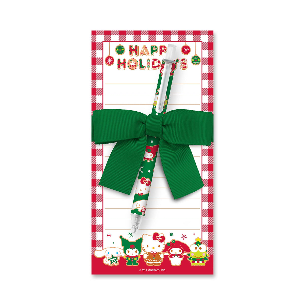Hello Kitty & Friends Holiday Fun Magnetic List Pad