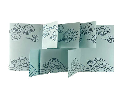 Oceans And Waves Diy Flag Book Kit