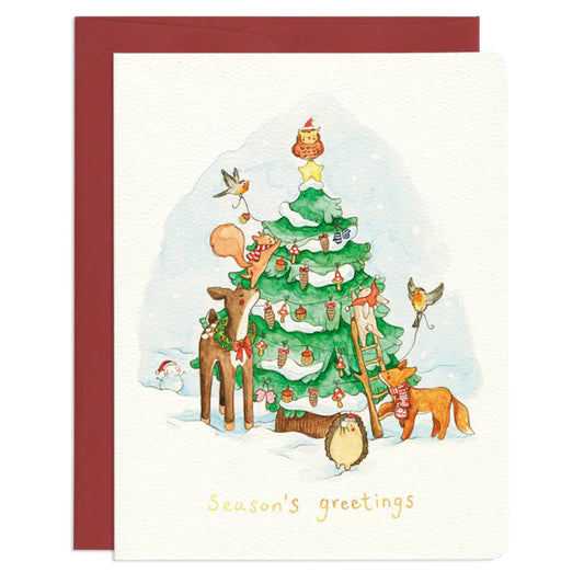 Forest Friends Holiday Card - Set of 6