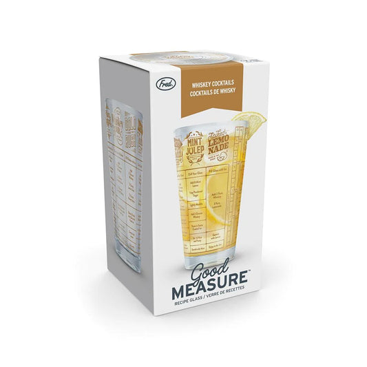 GOOD MEASURE - Whiskey COCKTAIL RECIPE GLASS