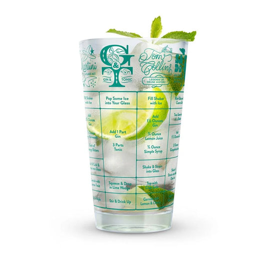 Good Measure Recipe Glass - Gin