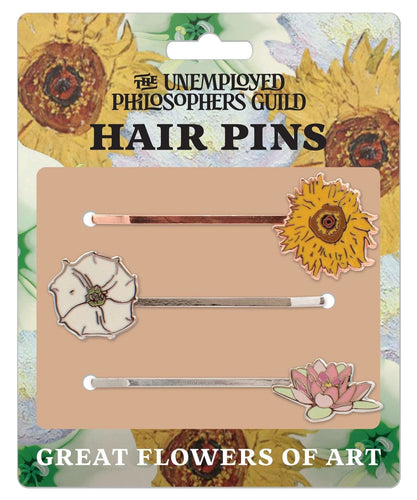 Great Flowers Of Art Hair Pins - Front & Company: Gift Store