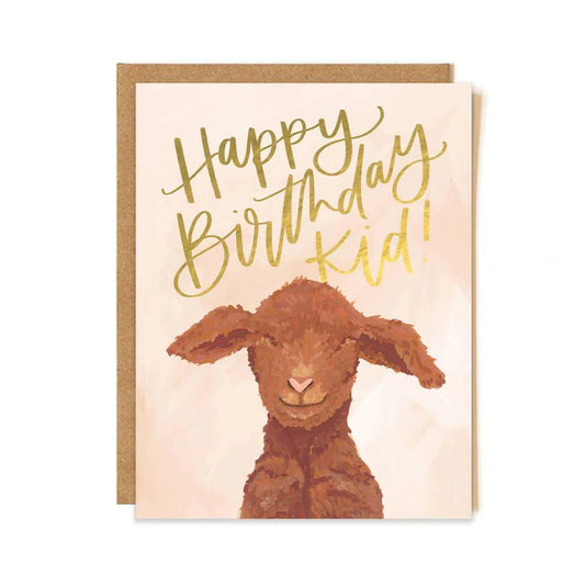 HAPPY BIRTHDAY KID! CARD - Front and Company: Gifts