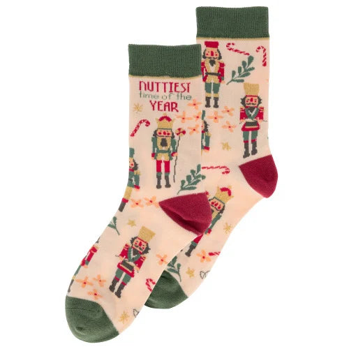 Holiday Socks Nutcracker