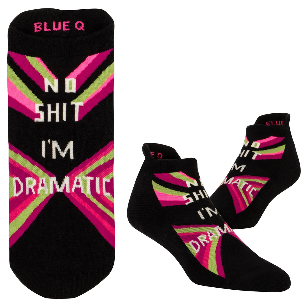 I'm Dramatic Sneaker  socks S/M