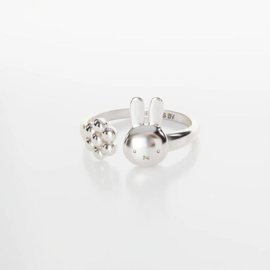 Miffy Daisy Adj Ring Sterling Silver