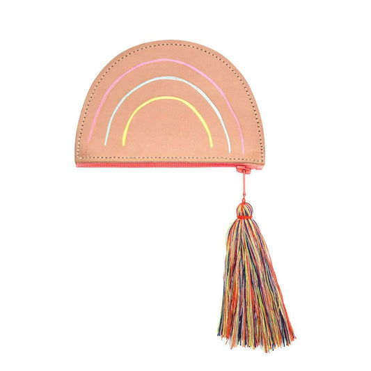 Meri Meri  Leather Rainbow Purse