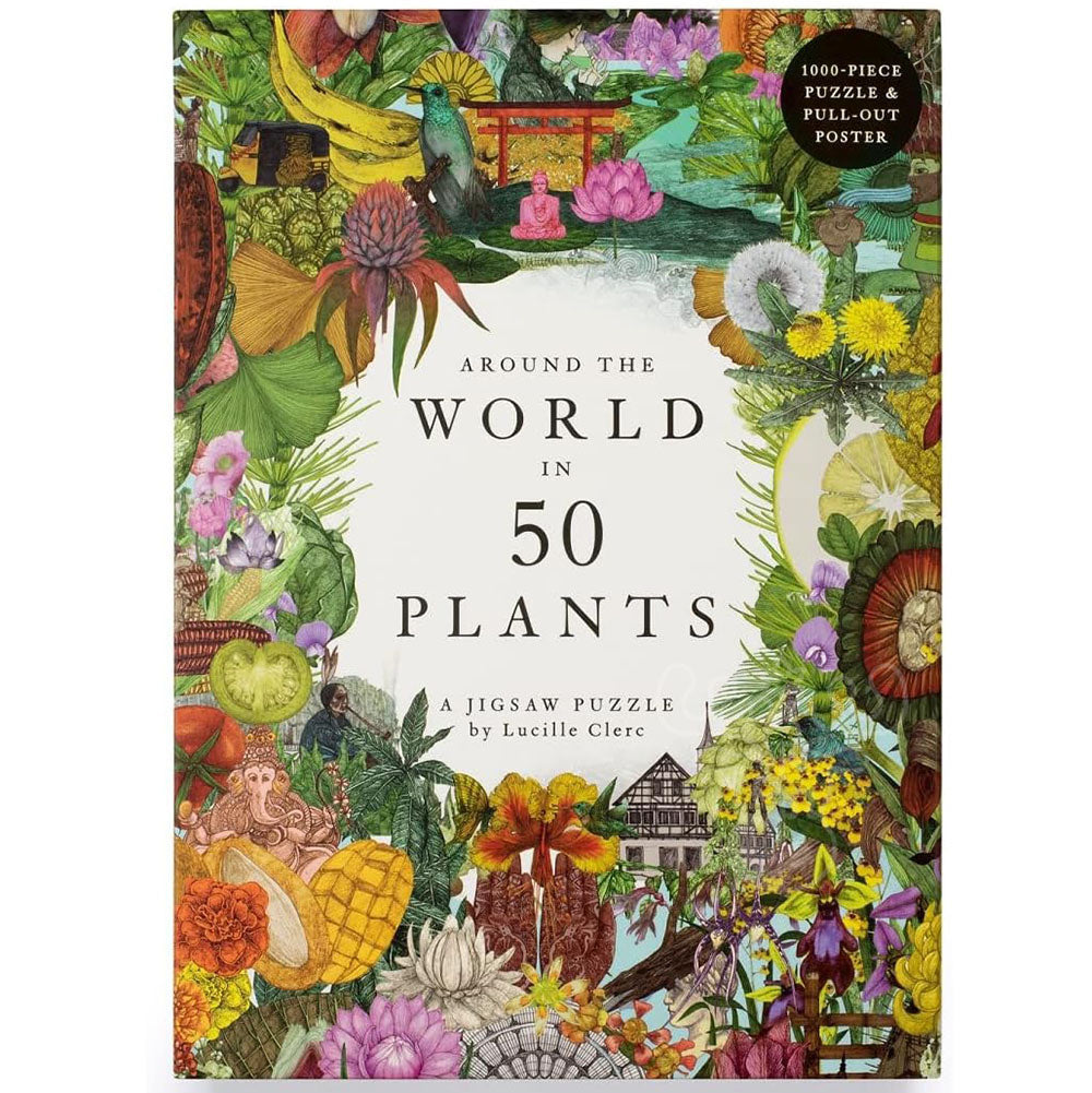 Around the World in 50 Plants 1000 Piece Puzzle