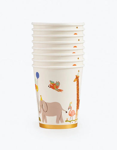 Party Animal 8 Oz Cups - Front & Company: Gift Store