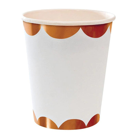 Meri Meri  Rosegold Scalloped Cup
