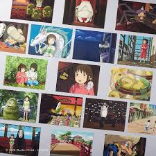 Studio Ghibli postcard, asst styles