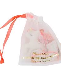 Meri Meri Mini Unicorn Fabric Decorations