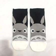 Totoro Black crew socks - Front & Company: Gift Store