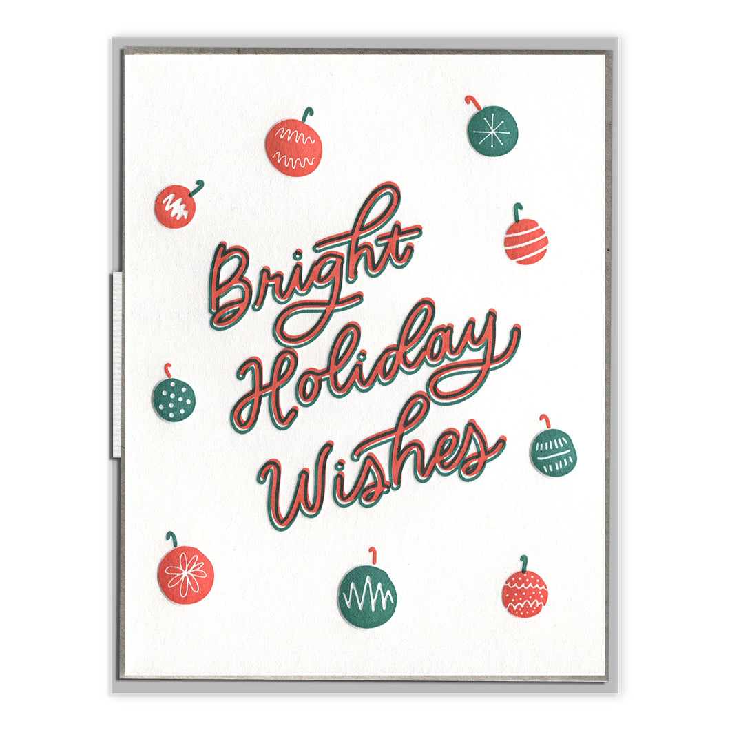 Bright Holiday Wishes - Winter Holidays Cards