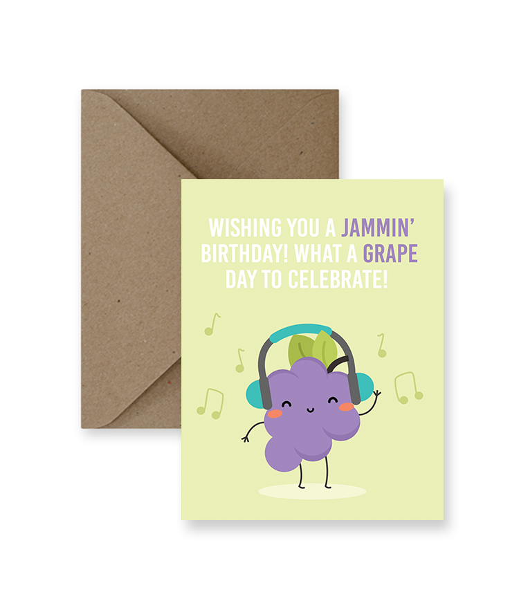 Jammin Birthday Card