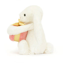 Load image into Gallery viewer, Jellycat Bashful Bunny With Present Little
