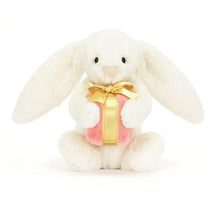 Load image into Gallery viewer, Jellycat Bashful Bunny With Present Little
