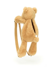 Load image into Gallery viewer, Jellycat Smudge Bear Backpack
