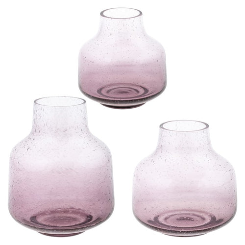 Bubble Glass Vase Blackberry - Front & Company: Gift Store