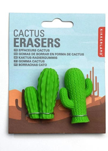 Cactus Eraser Set of 2 - Front & Company: Gift Store