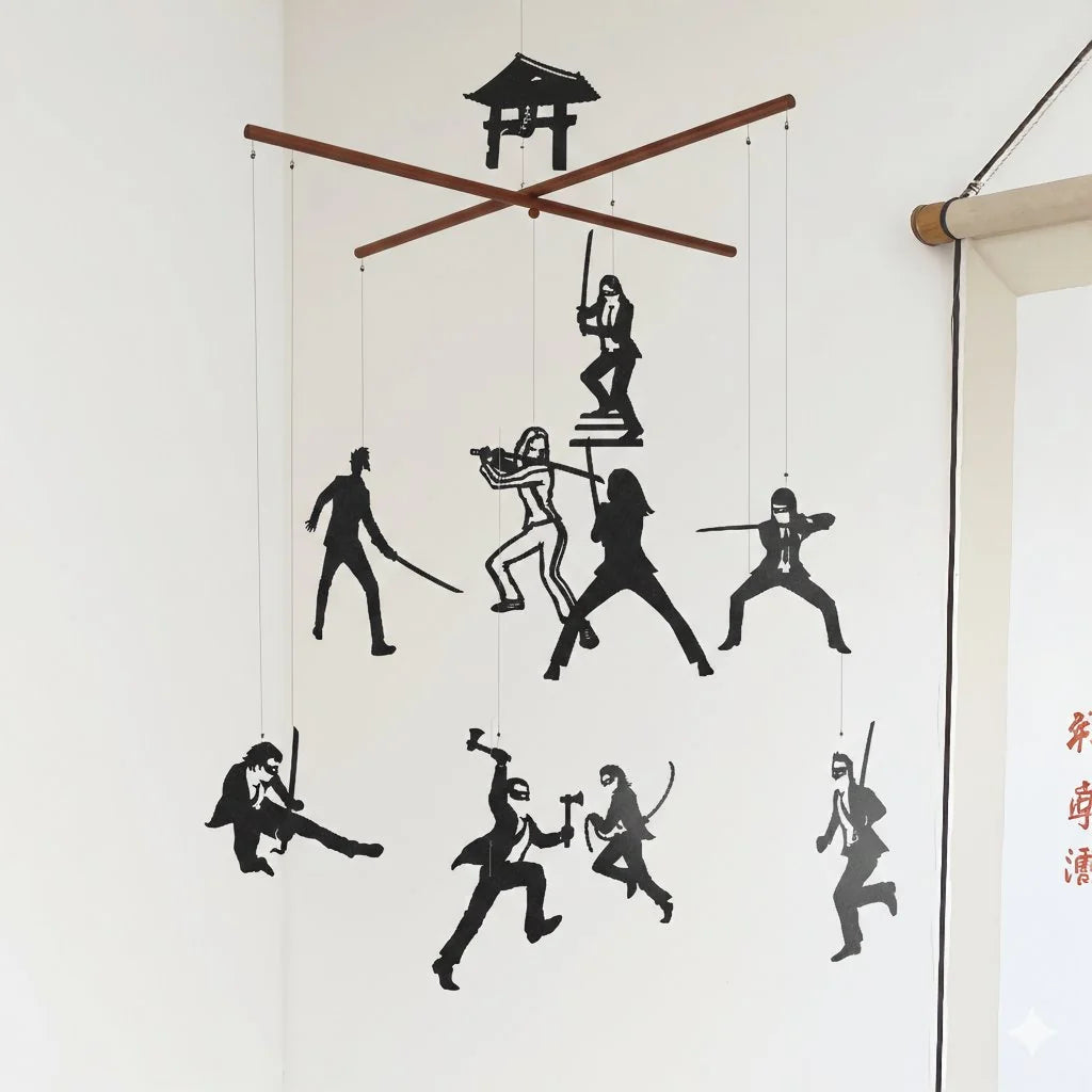 French Hanging Decoration/Mobile: Kill Bill