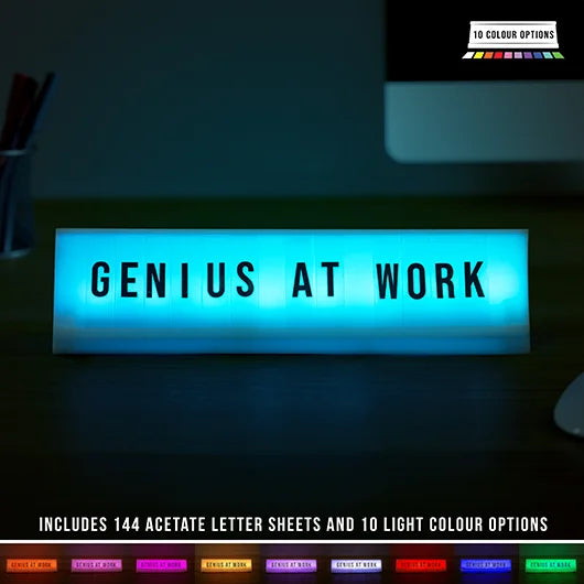 Light-Up Desk Plaque