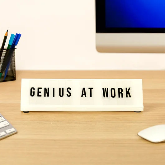 Light-Up Desk Plaque