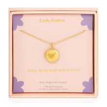 Load image into Gallery viewer, Mini Engraved Locket - XO
