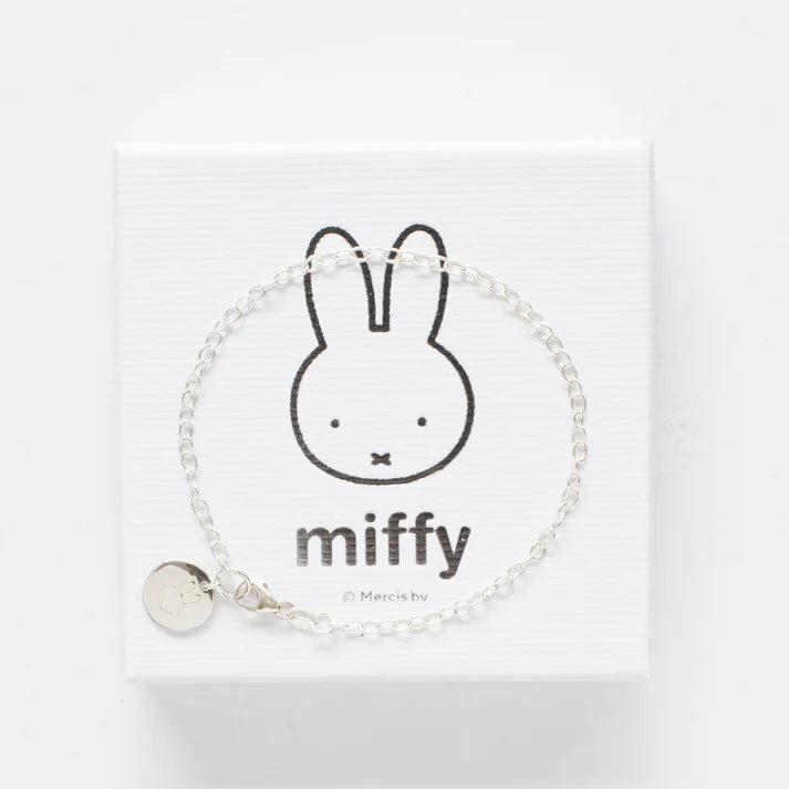 Miffy Sterling Silver Disc Bracelet