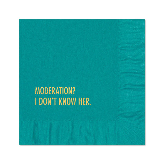 Don'T Moderation Coctail Napkin