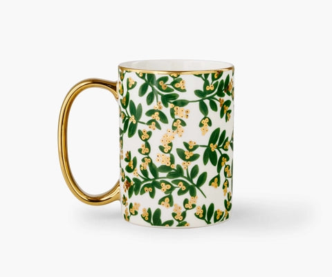 Mistletoe Porcelain Mug