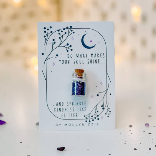 Soul Shine Eco Glitter Jar Purple