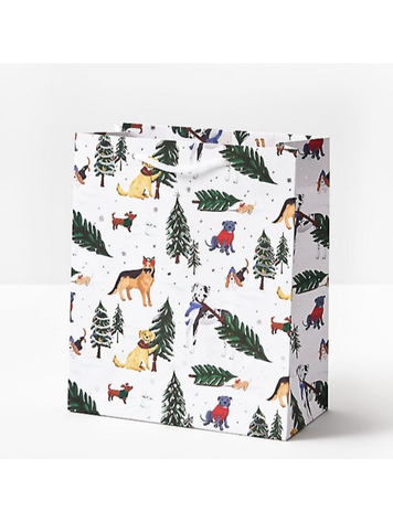 Dog Tree Farm Gift Bag | Medium - Front & Company: Gift Store