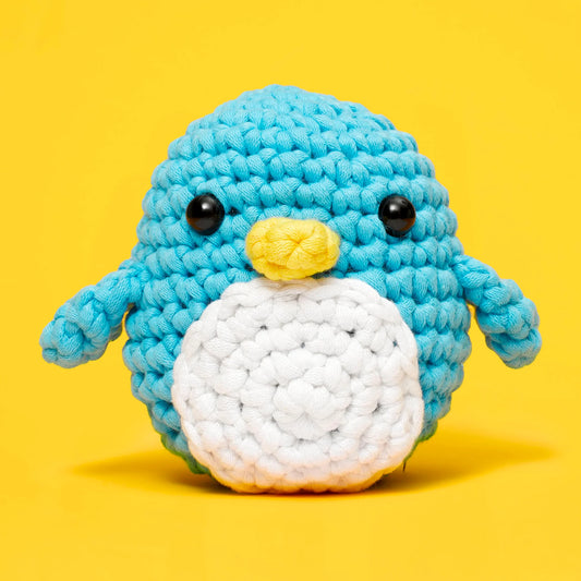 Lion/Pierre the Penguin Beginner Kit with crochet hook