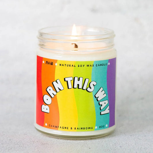 Pride Candle Born This Way Candle, Lgtbq