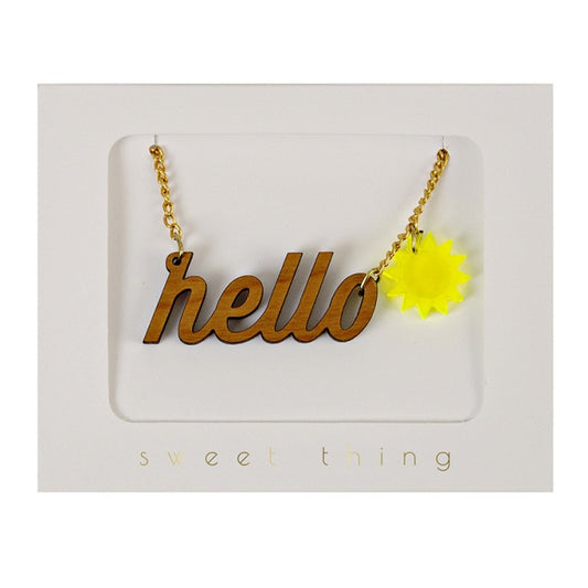 HELLO SUNSHINE NECKLACE