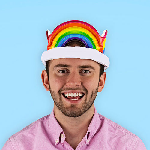 Inflatable Rainbow Crown - Front & Company: Gift Store