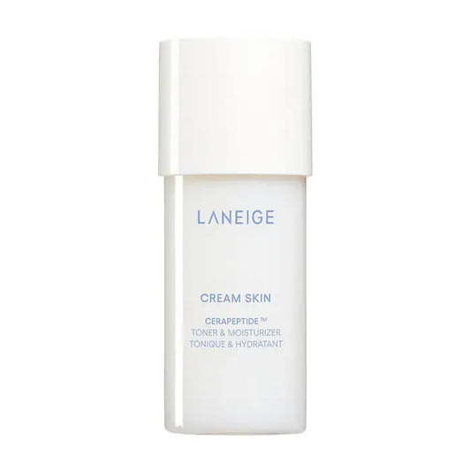 Mini Cream Skin Refillable Toner & Moisturizer with Ceramides and Peptides