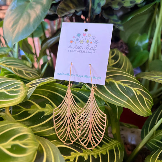 Art Nouveau Leaf Er Gld
