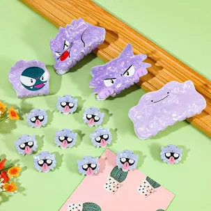 Hair Claw Haunter or Gengar Pokemon Purple