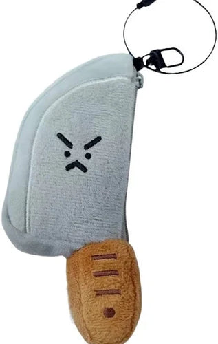 Knife Plush Coin Purse - Front & Company: Gift Store