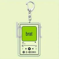 Brat Keychain