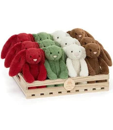 Jellycat Bashful Christmas Bunny Assortment - Front & Company: Gift Store