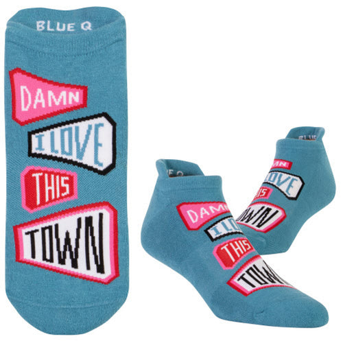 I Love This Town Sneaker Socks - Front & Company: Gift Store