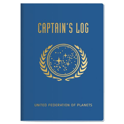 Star Trek Captain's Log Notebook - Front & Company: Gift Store