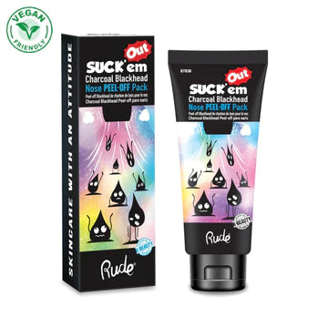 Suck'em Out Charcoal Blackhead Nose Pack - Front & Company: Gift Store