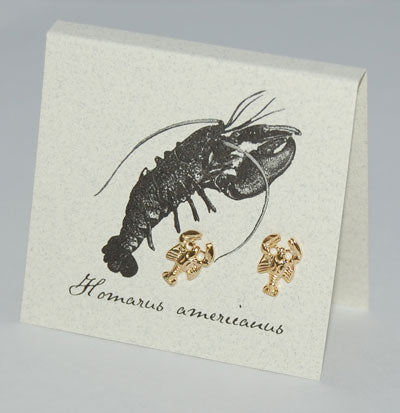 Lobster Earrings Gold