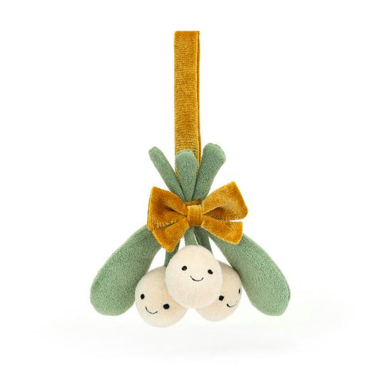 Jellycat Amuseable Cream Mistletoe  - Discontinued in 2024