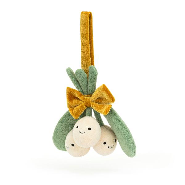 Jellycat Amuseable Cream Mistletoe  - Discontinued in 2024