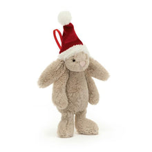 Load image into Gallery viewer, Jellycat Bashful Christmas Bunny Decoration
